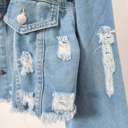 the ‘heart on sleeve’ denim jacket