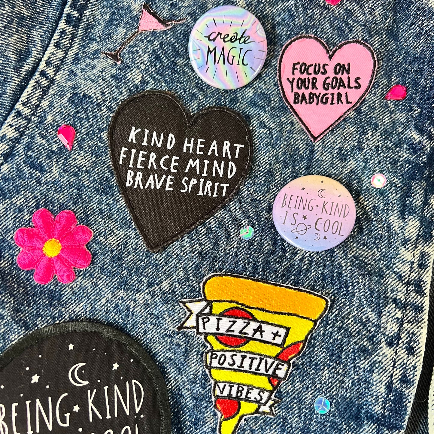 the 'candy’ crop denim jacket