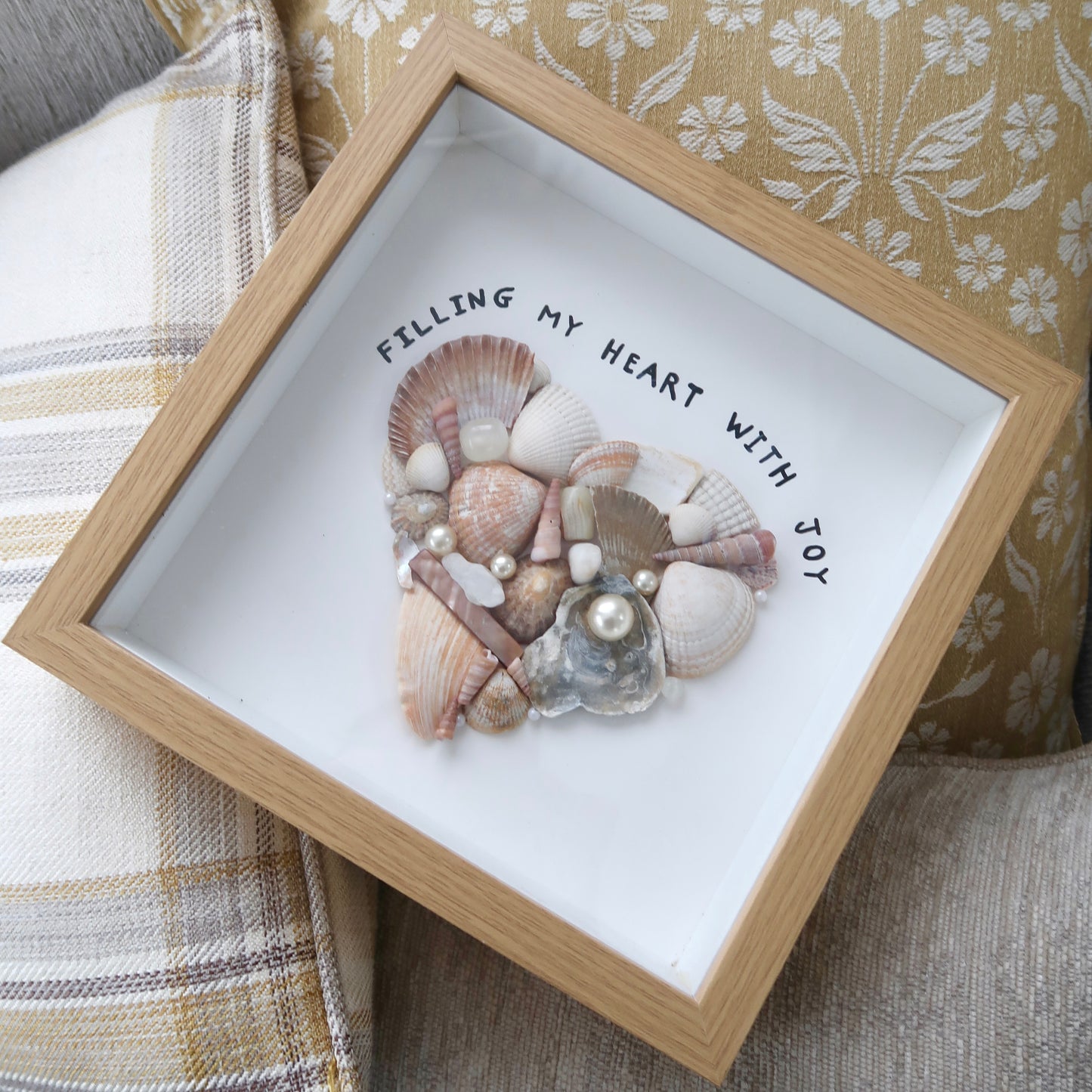 ocean heart - framed art