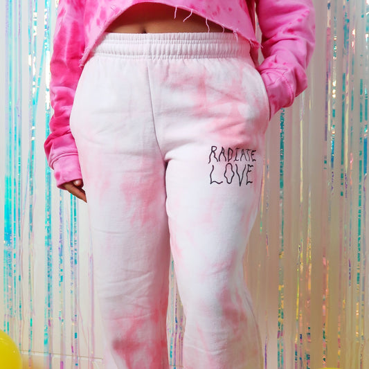 radiate love tie dye lounge pants - 5 colours