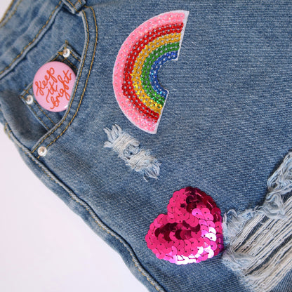 endless summer denim shorts