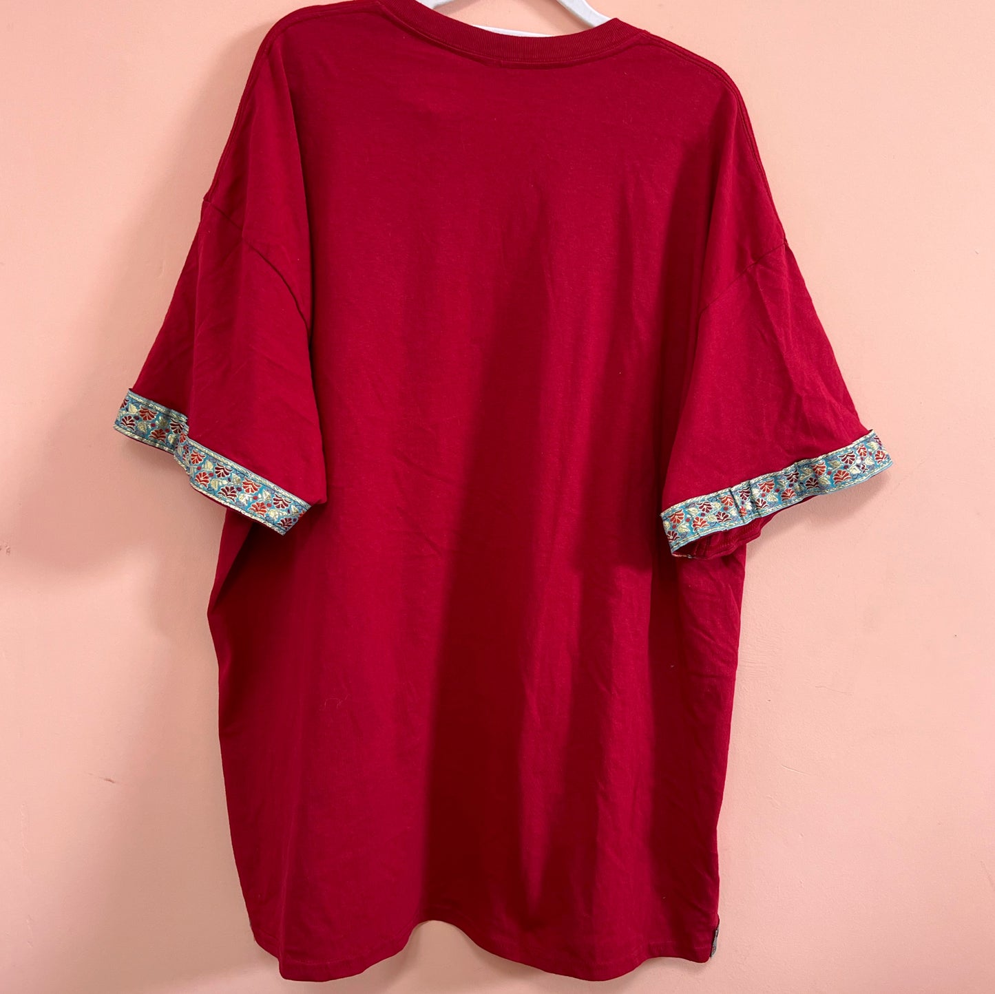 kind heart, fierce mind, brave spirit kimono - red