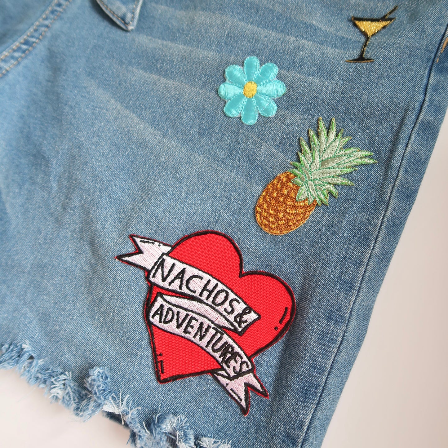 summer nights denim shorts
