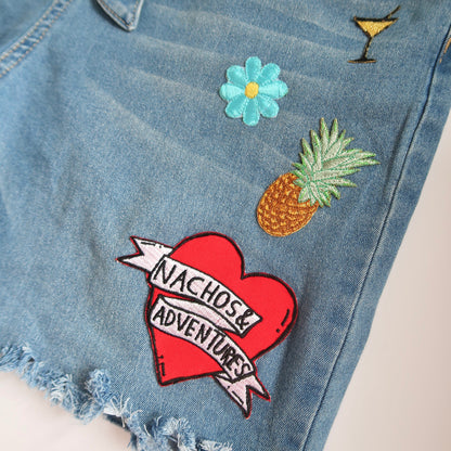 summer nights denim shorts