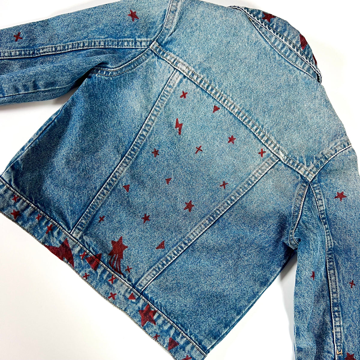 ‘rockstar’ kids denim jacket