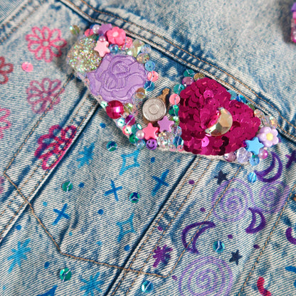 the ‘cosmic’ denim jacket