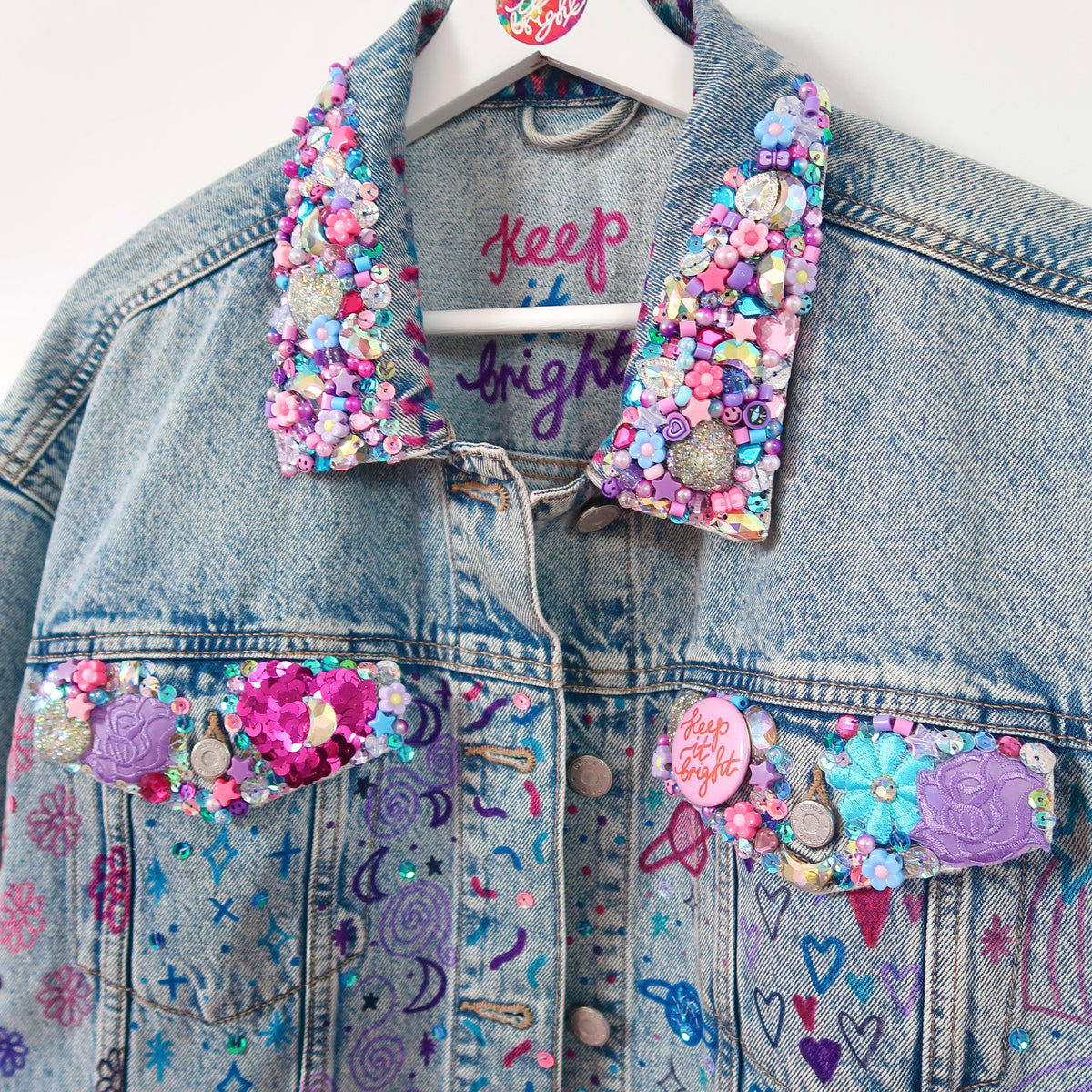the ‘cosmic’ denim jacket