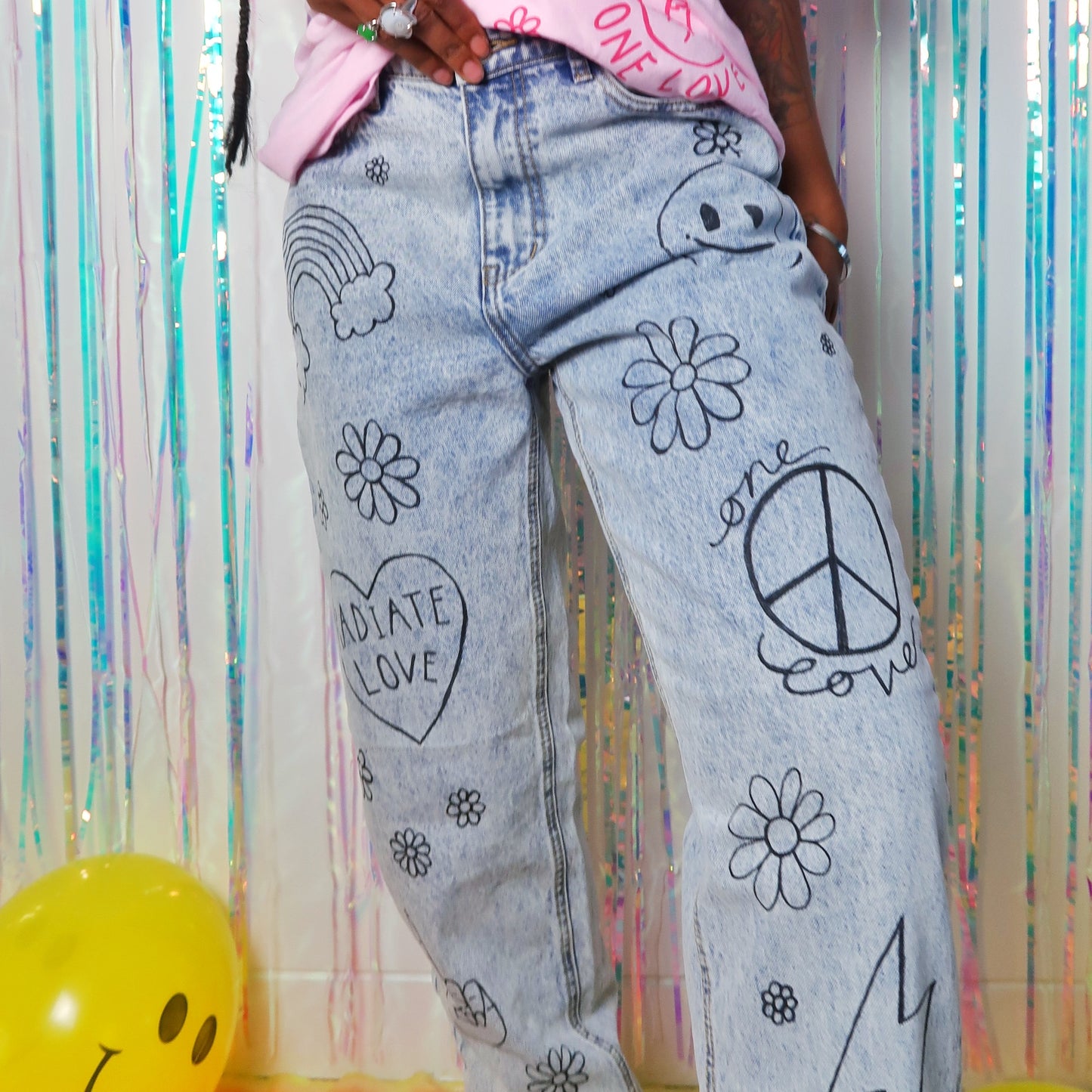 hippie heart jeans - v.1
