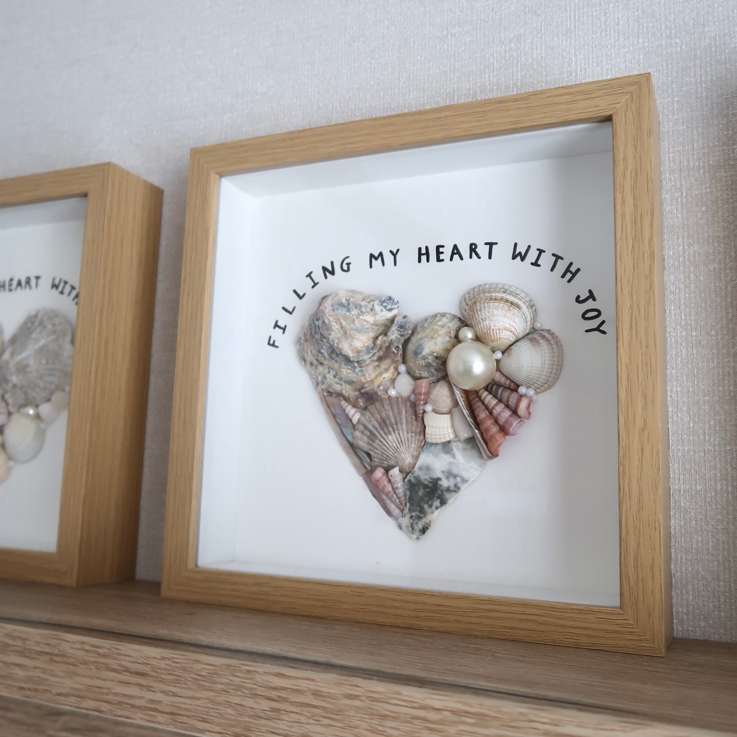 coastal treasure - framed art