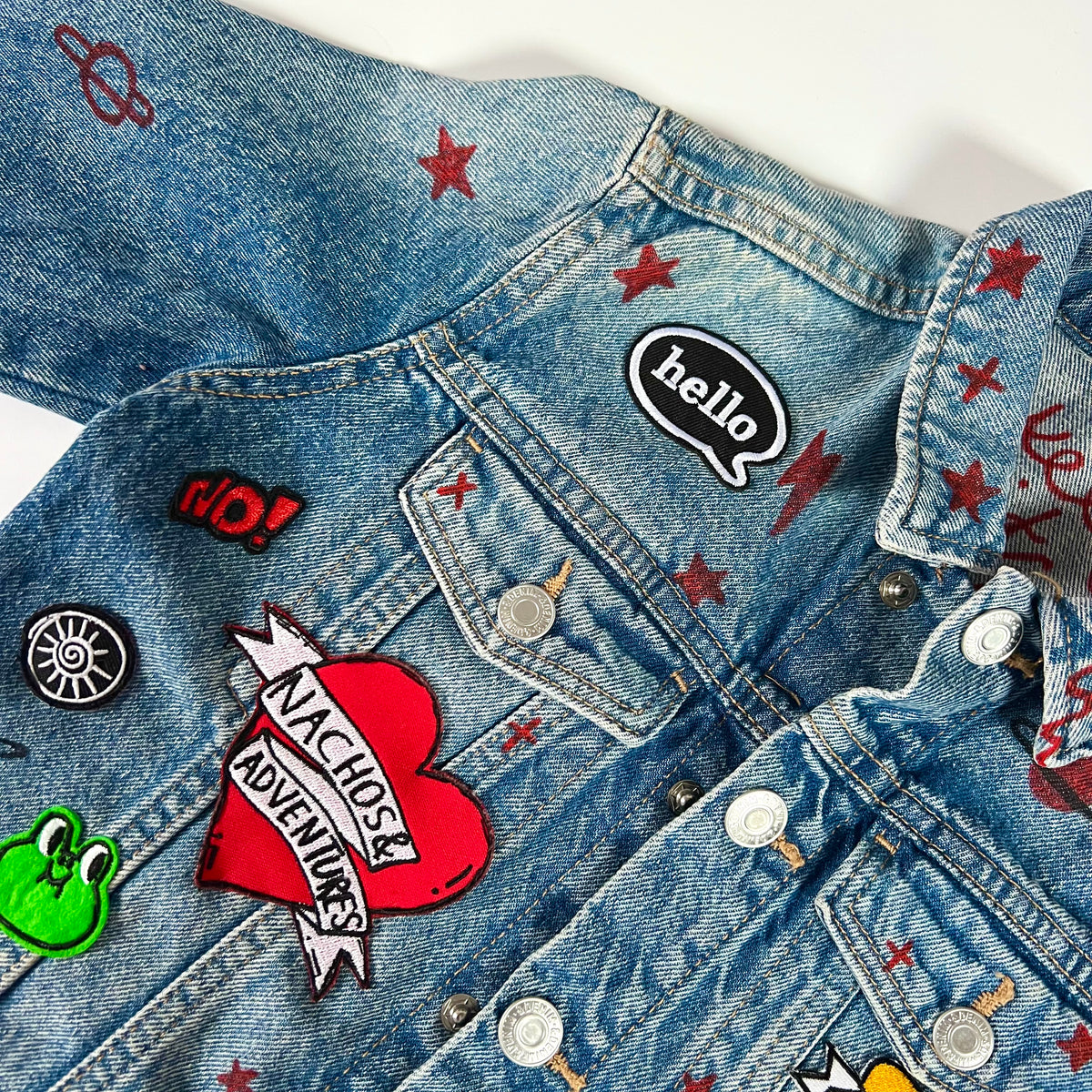 ‘rockstar’ kids denim jacket