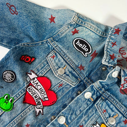 ‘rockstar’ kids denim jacket