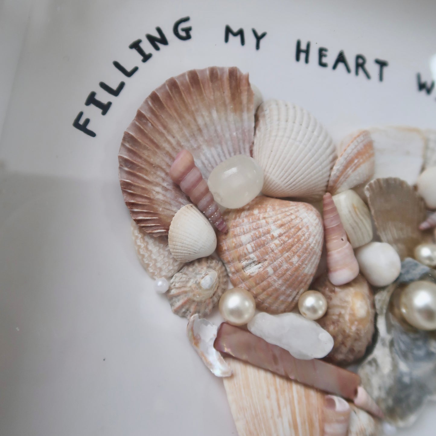 ocean heart - framed art