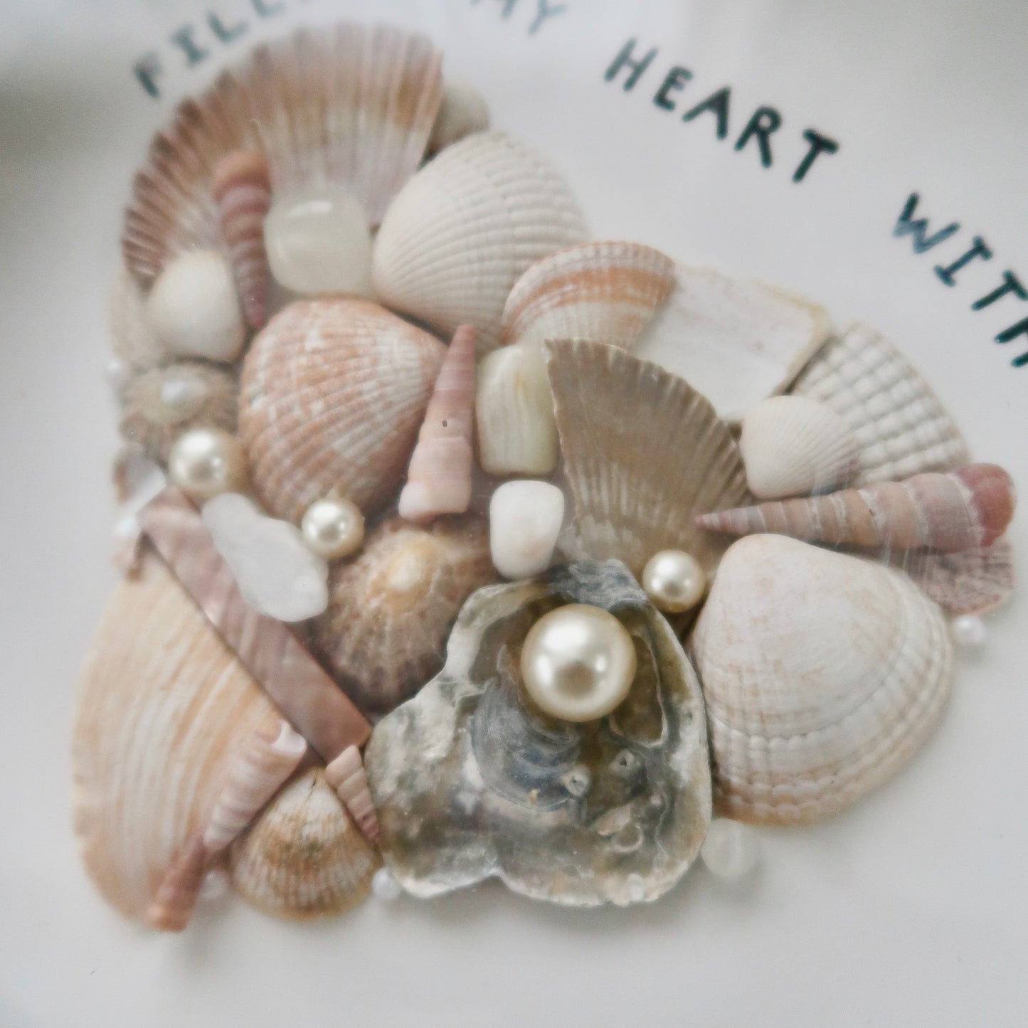 ocean heart - framed art