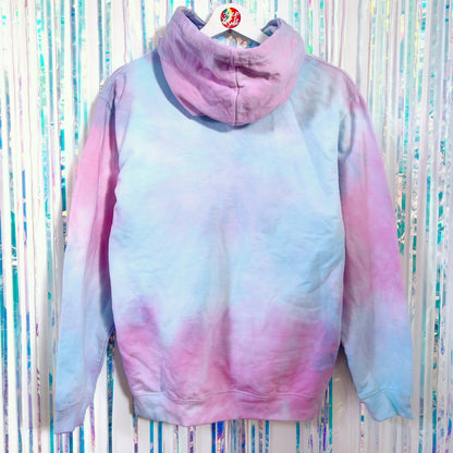blooming tie dye hoodie