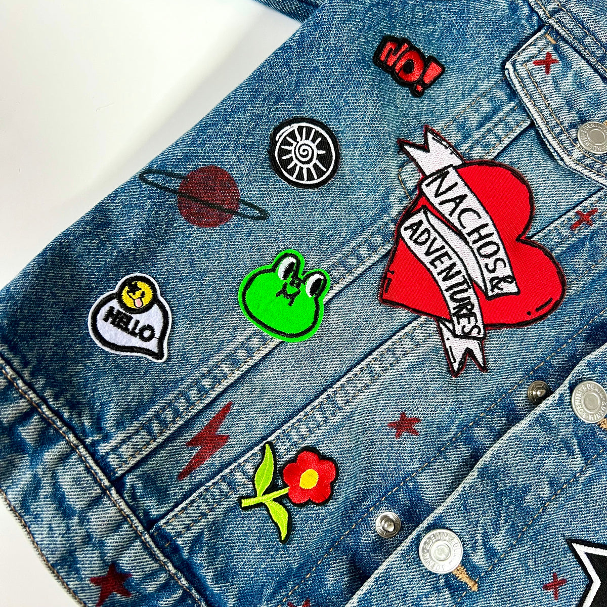 ‘rockstar’ kids denim jacket