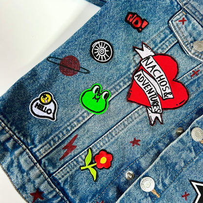 ‘rockstar’ kids denim jacket