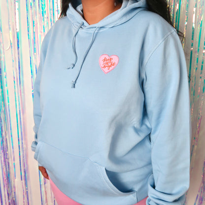 keep it bright hoodie - blue