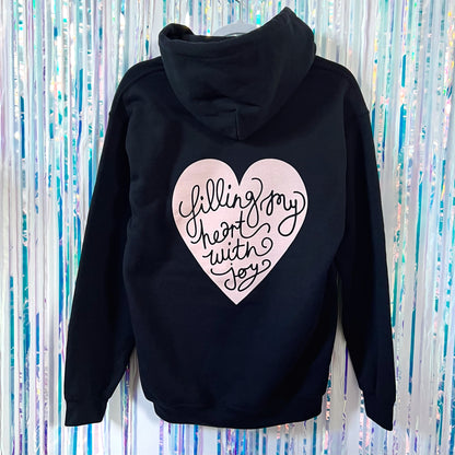 filling my heart with joy hoodie - navy