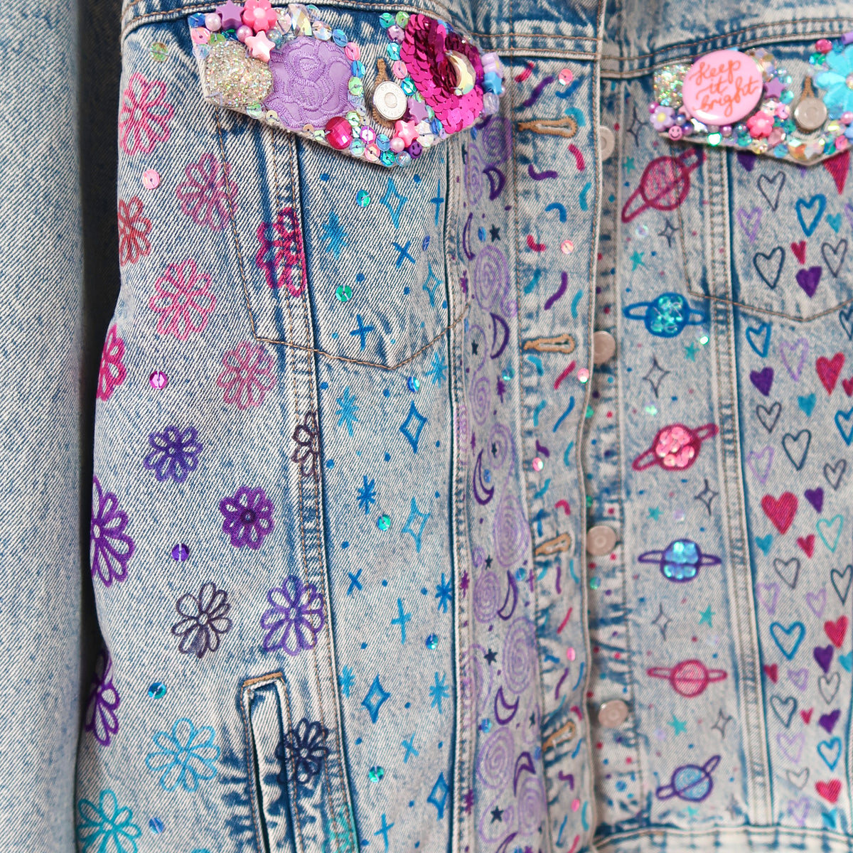 the ‘cosmic’ denim jacket
