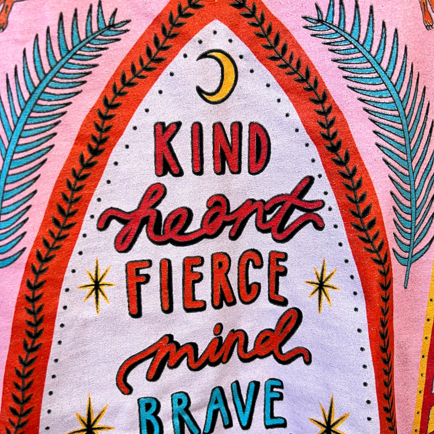 kind heart, fierce mind, brave spirit t-shirt - slightly imperfect