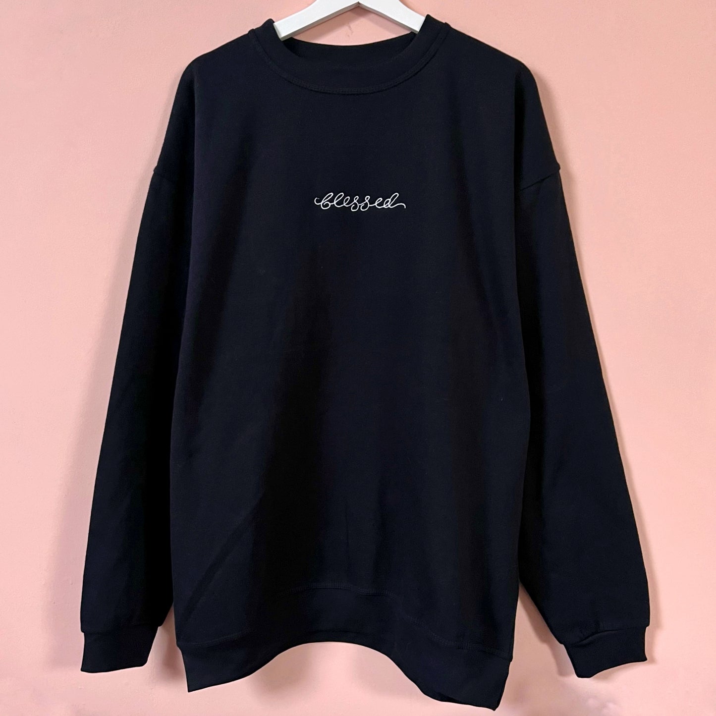 blessed embroidered sweatshirt | 4 colours