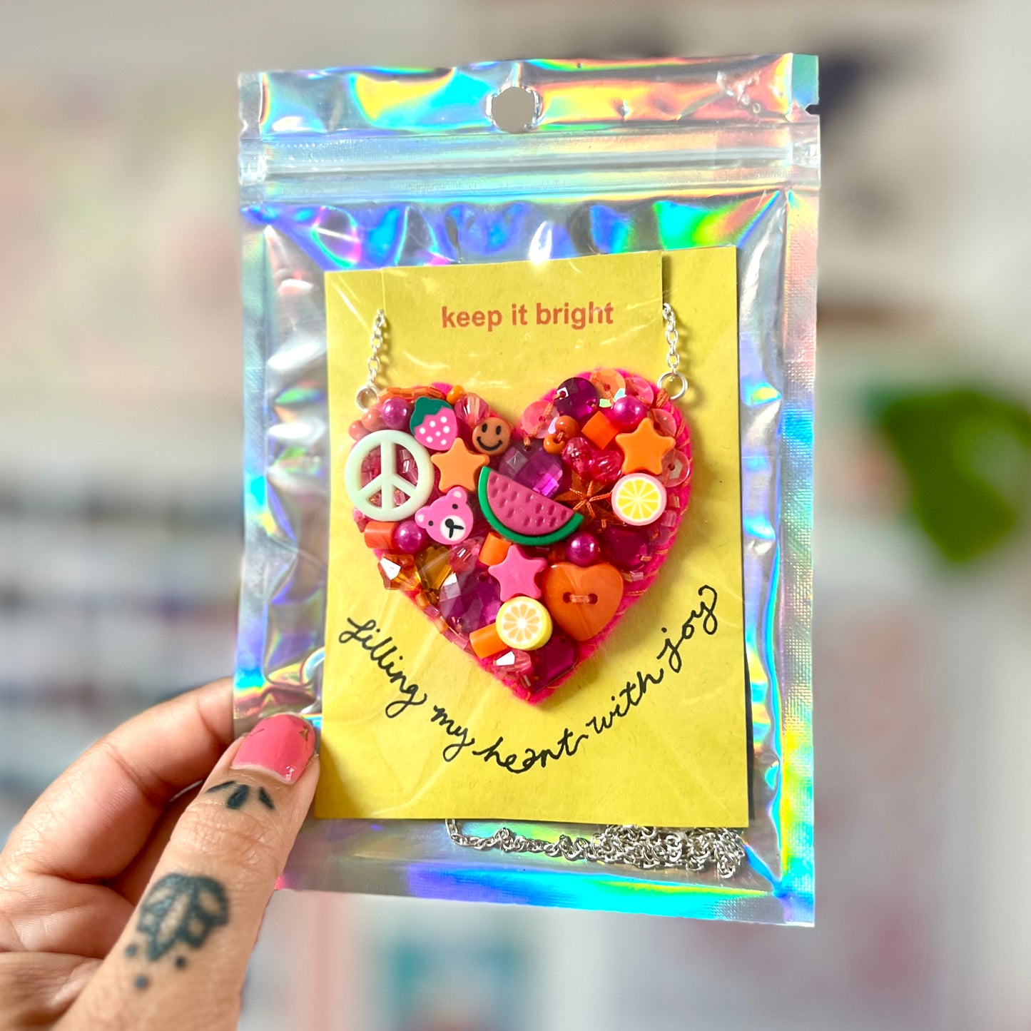 filling my heart with joy necklace