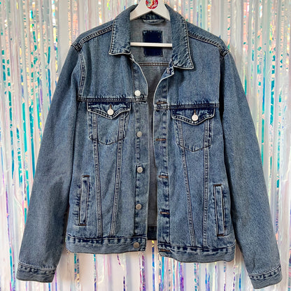 stand up, speak up denim jacket