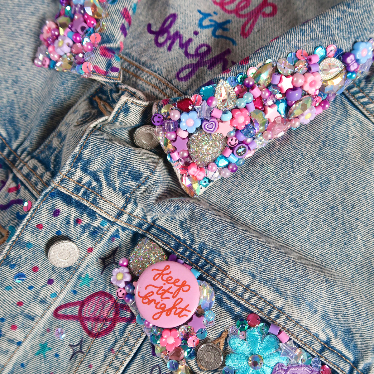 the ‘cosmic’ denim jacket