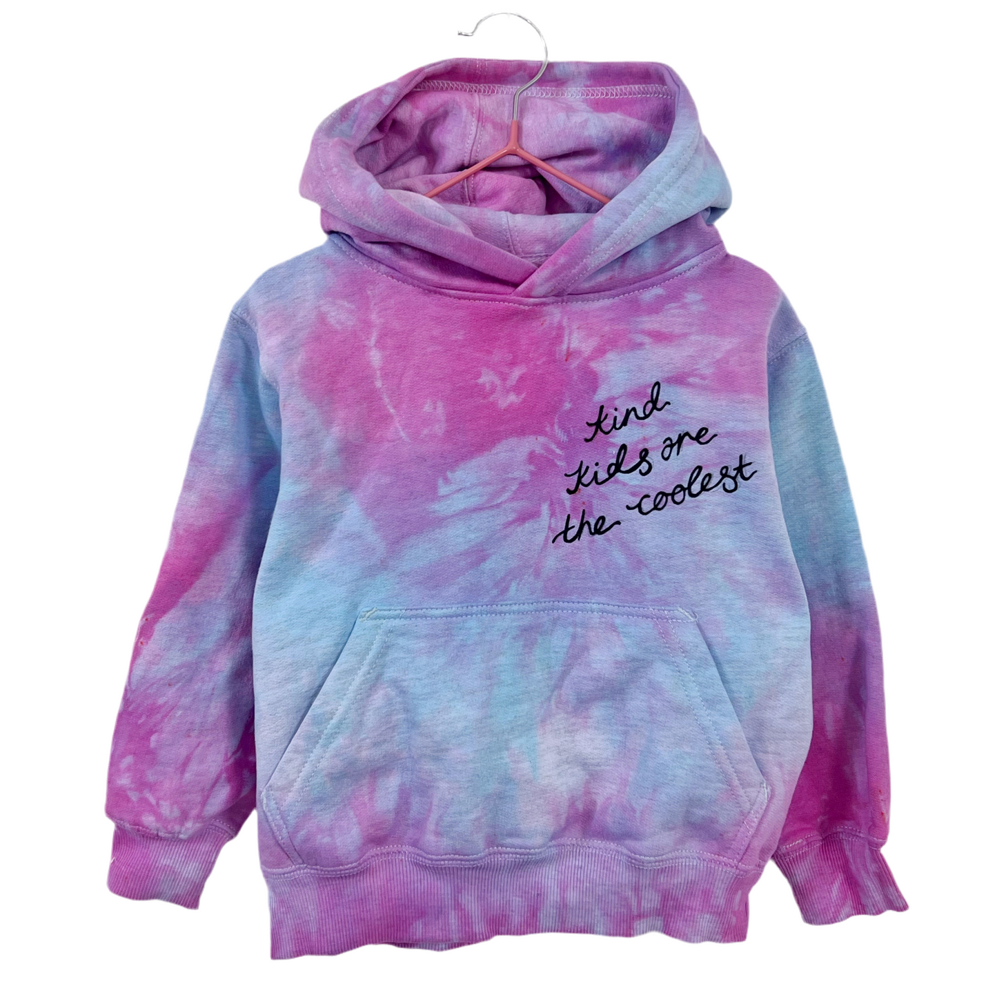 kind kids are the coolest tie dye hoodie
