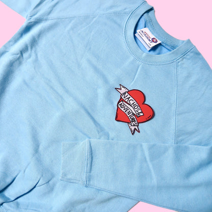 nachos & adventures - kids sweatshirt - blue