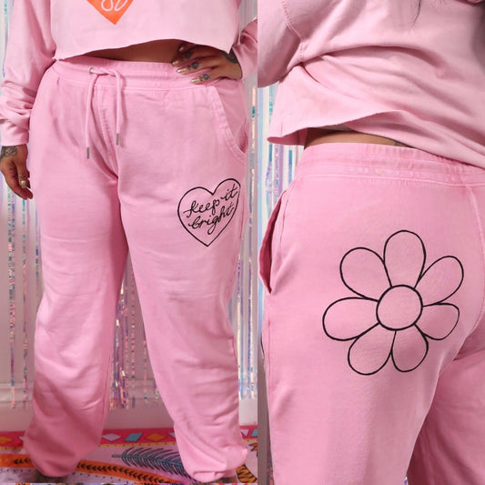 keep it bright lounge pants - pink
