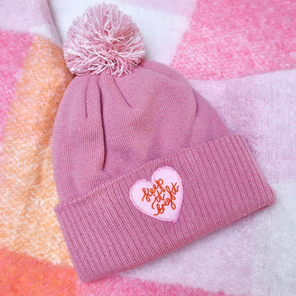keep it bright bobble hat
