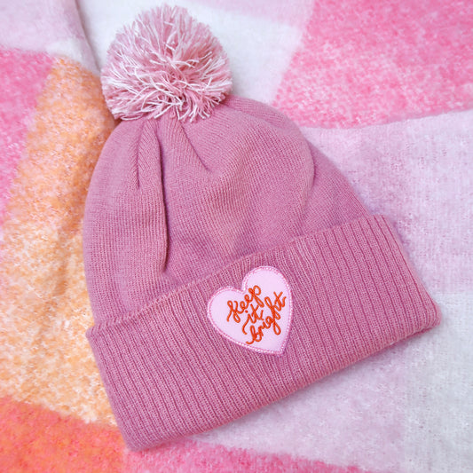 keep it bright bobble hat