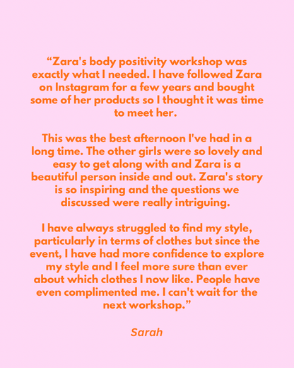 body positivity workshop | london | 18th july