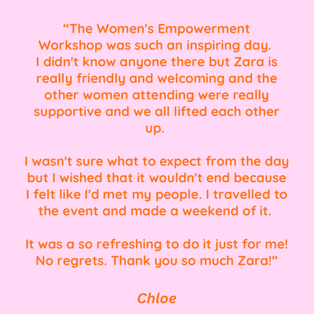 women's empowerment workshop | manchester | 19th september