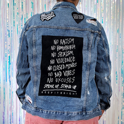 the ‘punk’ denim jacket
