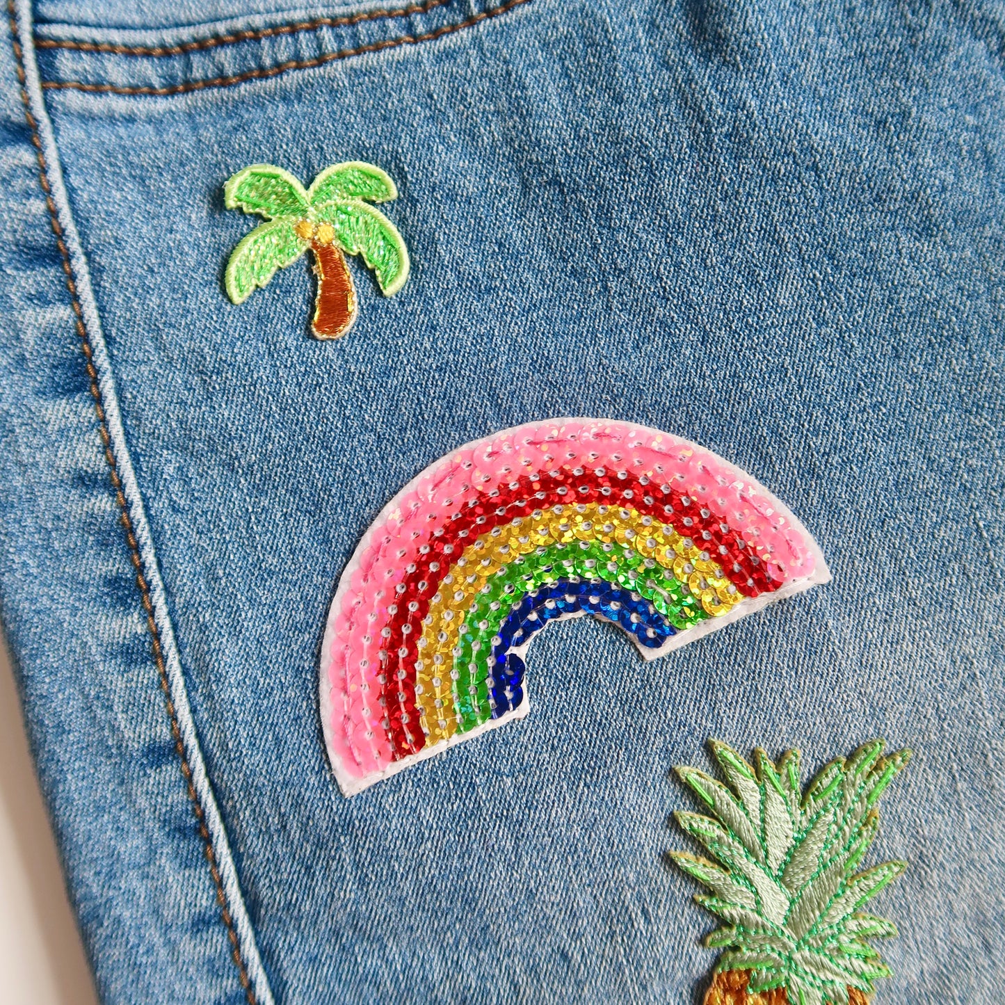summer fun denim shorts