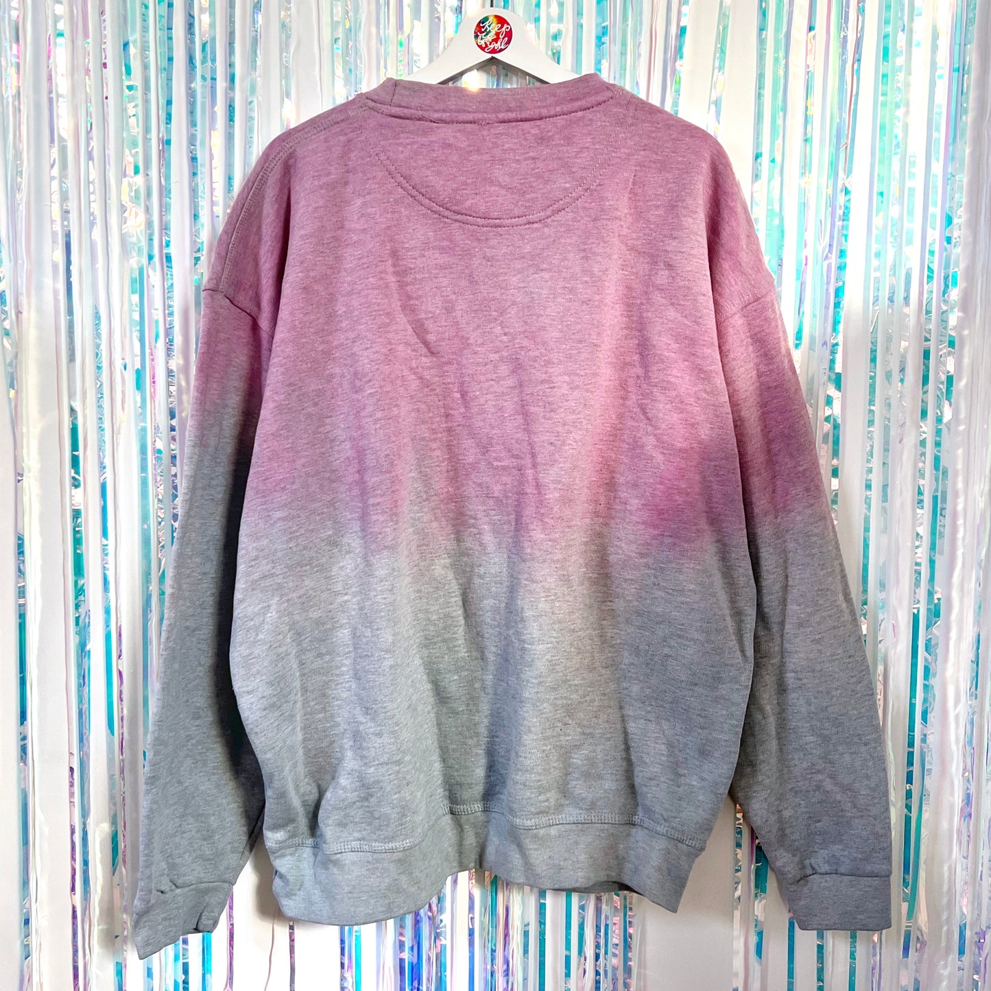 kind heart, fierce mind, brave spirit dip dye sweatshirt