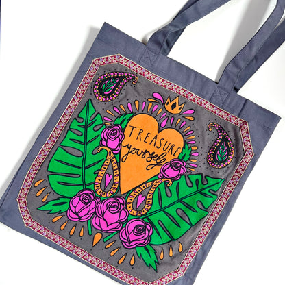 treasure yourself tote bag