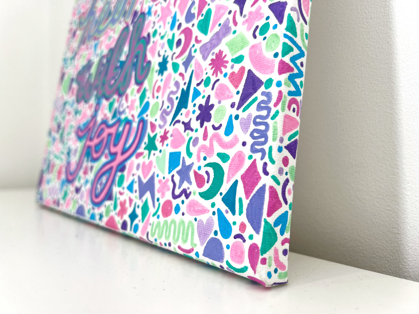 filling my heart with joy canvas