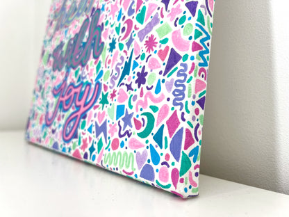 filling my heart with joy canvas