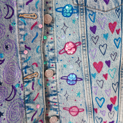 the ‘cosmic’ denim jacket