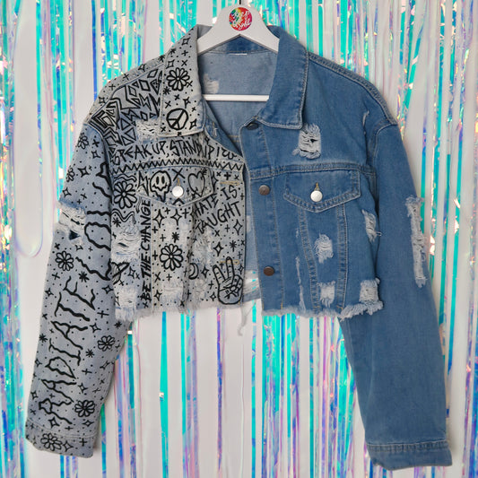 the ‘heart on sleeve’ denim jacket