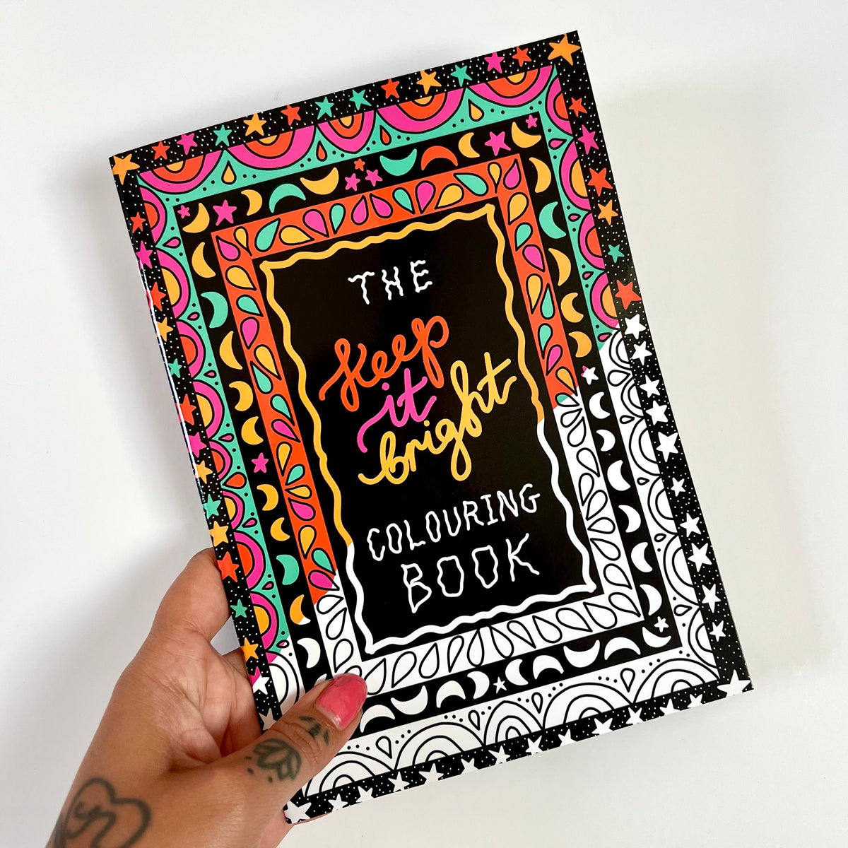 keep it bright colouring book - 10 prints