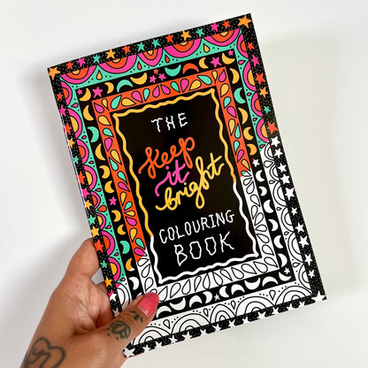 keep it bright colouring book - 10 prints