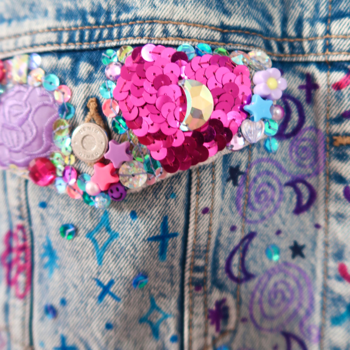 the ‘cosmic’ denim jacket