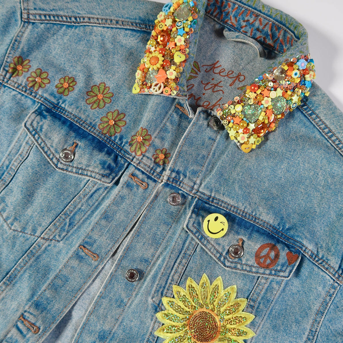 the ‘sunny days’ denim jacket