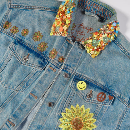 the ‘sunny days’ denim jacket