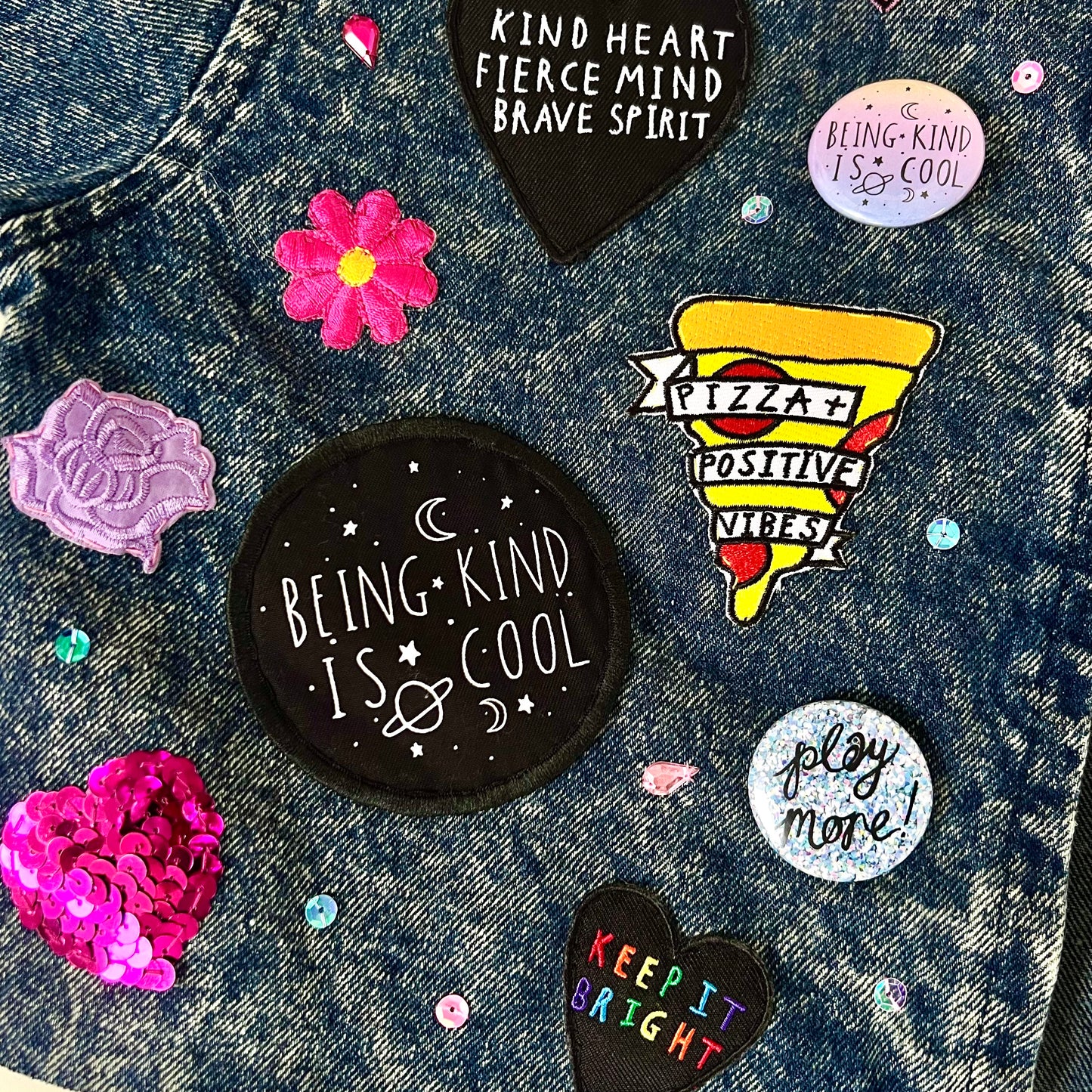the 'candy’ crop denim jacket