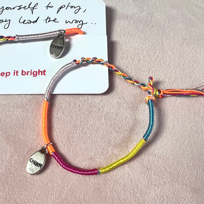‘create’ affirmation bracelet